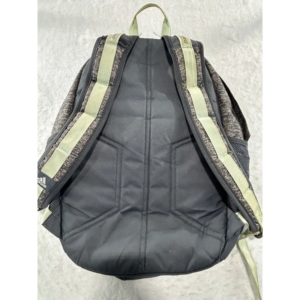 Adidas LoadSpring Backpack Gray Heather Charcoal School Travel Bag Free Shipping